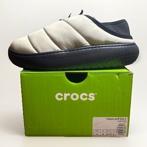 Crocs Classic Puff Moc Slipper  Kids Size 6